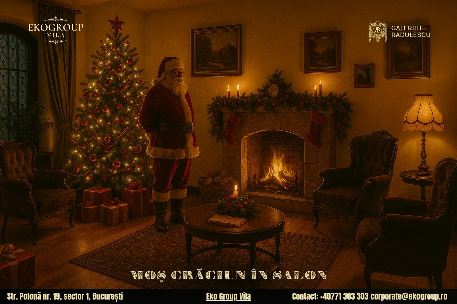 Legenda lui Moș Crăciun și magia Crăciunului anilor ’30 la Eko Group Vila 5 Legenda lui Moș Crăciun și magia Crăciunului anilor ’30 la Eko Group Vila